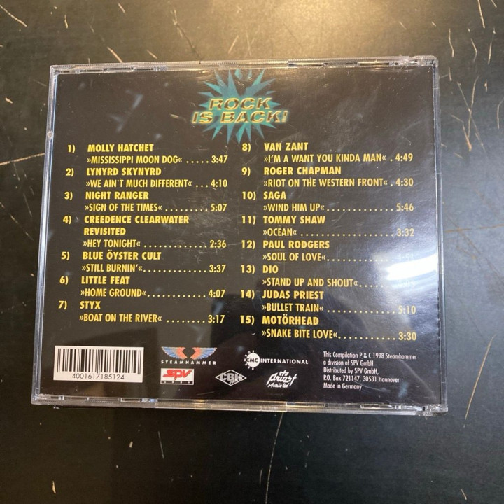 V/A - Rock Is Back CD (VG+/VG+)